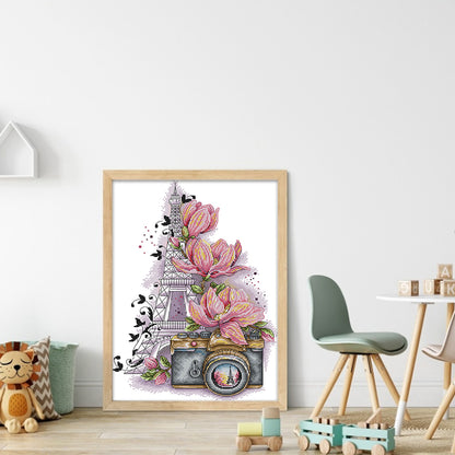 Photography - 14CT Stamped Cross Stitch 31*44CM(Joy Sunday)