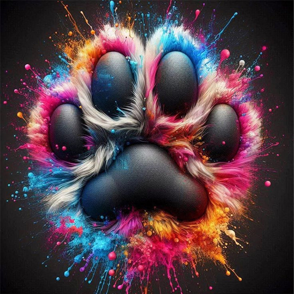 Paws - 11CT Stamped Cross Stitch 40X40CM