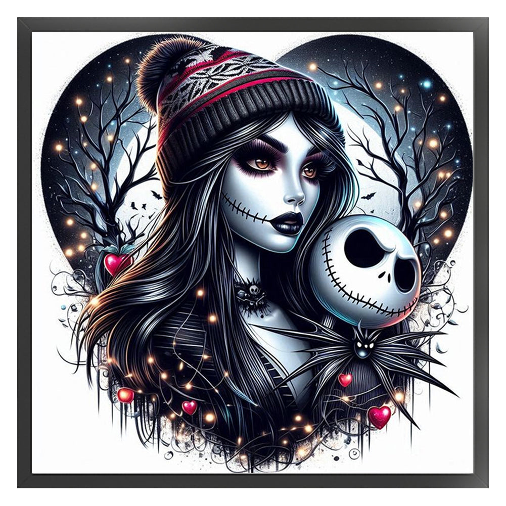 Halloween Girl - 11CT Stamped Cross Stitch 40*40CM