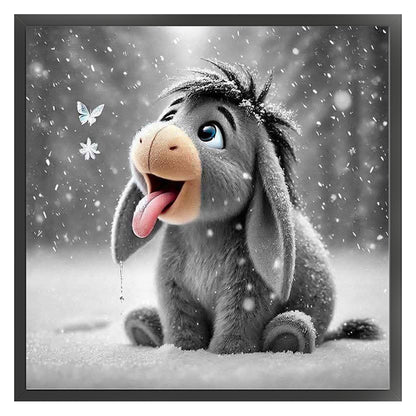 Donkey - Stamped Cross Stitch 20*20CM