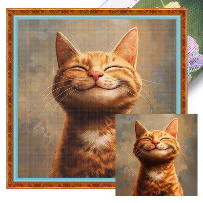 Kitten - Stamped Cross Stitch 20*20CM