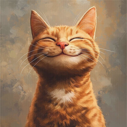 Kitten - Stamped Cross Stitch 20*20CM