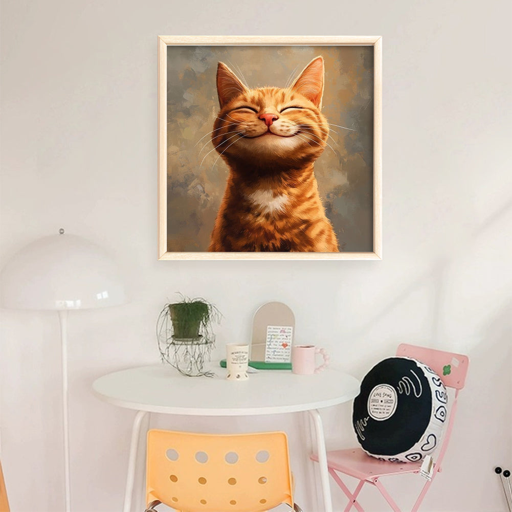 Kitten - Stamped Cross Stitch 20*20CM