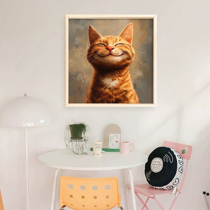 Kitten - Stamped Cross Stitch 20*20CM