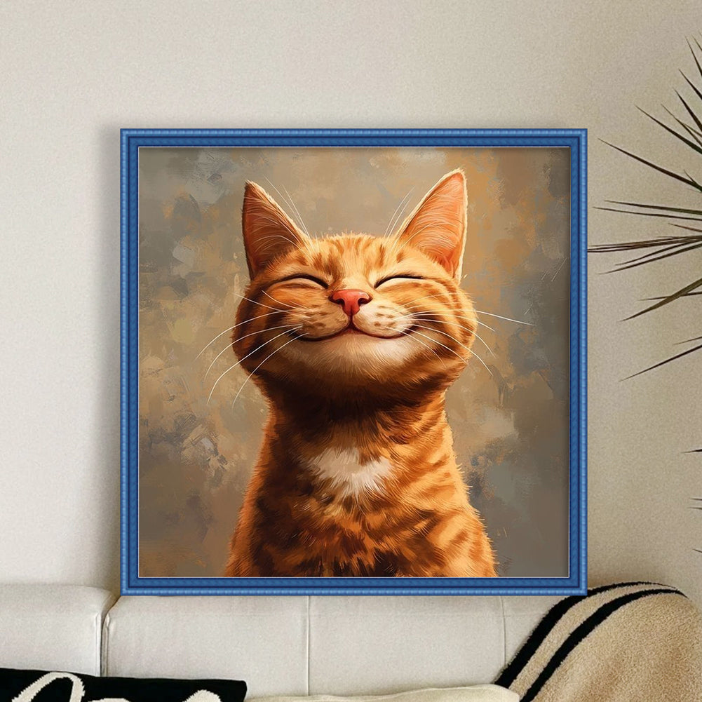 Kitten - Stamped Cross Stitch 20*20CM