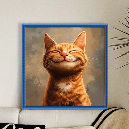Kitten - Stamped Cross Stitch 20*20CM