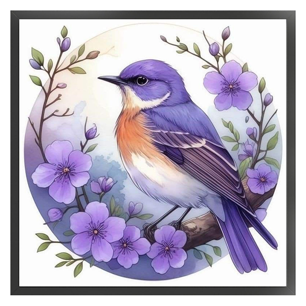 Bird - Stamped Cross Stitch 20*20CM