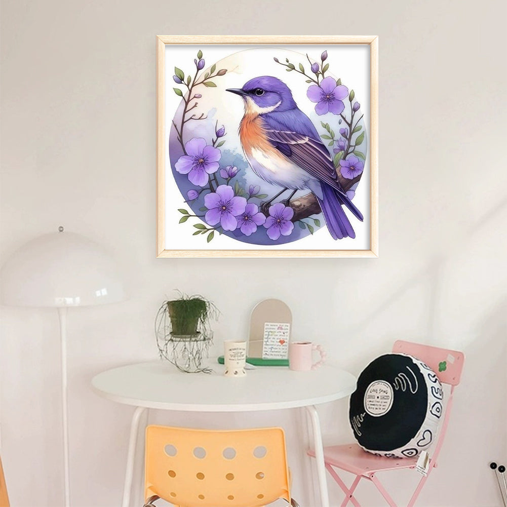 Bird - Stamped Cross Stitch 20*20CM
