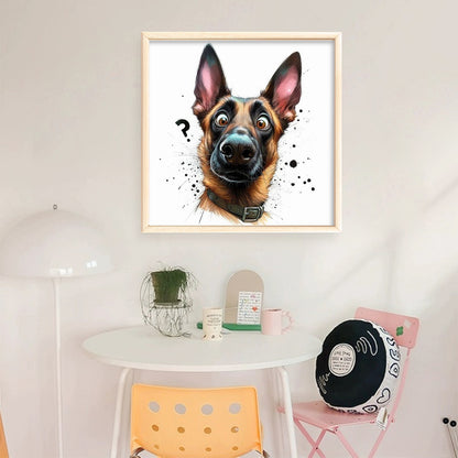 Puppy - 18CT Stamped Cross Stitch 20*20CM