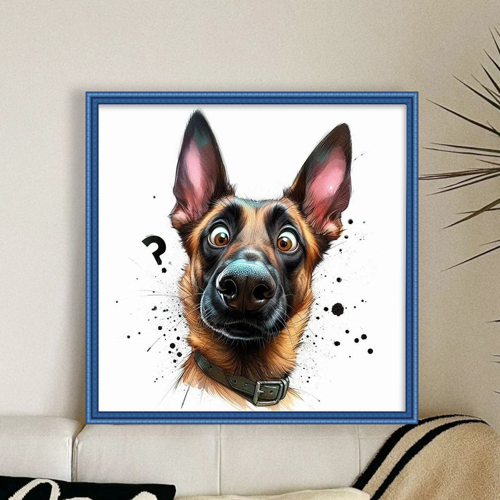 Puppy - 18CT Stamped Cross Stitch 20*20CM