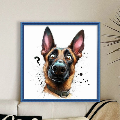 Puppy - 18CT Stamped Cross Stitch 20*20CM