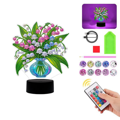 Acrylic Double Sided Butterfly Tree Of Life Rhinestones LED Light for Art Crafts
