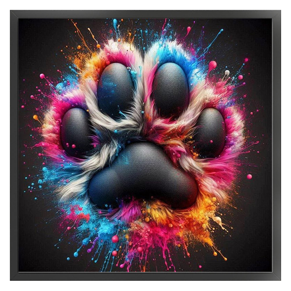 Paws - Stamped Cross Stitch 20*20CM