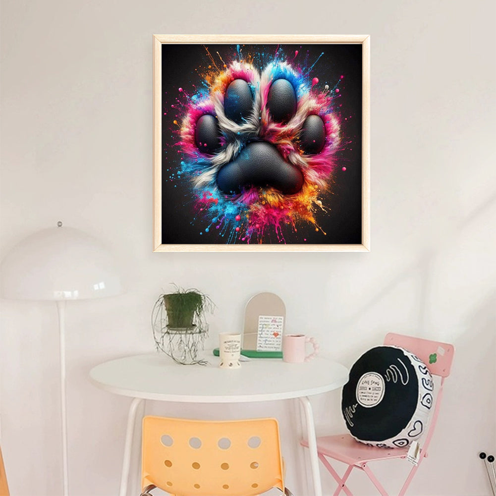 Paws - Stamped Cross Stitch 20*20CM