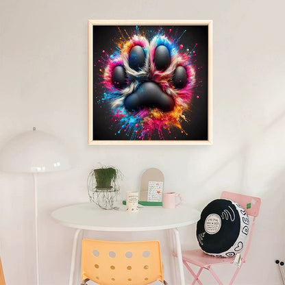 Paws - Stamped Cross Stitch 20*20CM