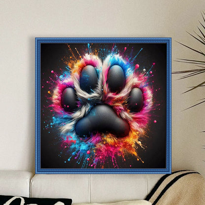 Paws - Stamped Cross Stitch 20*20CM