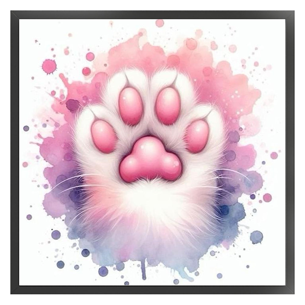 Pink Claw - Stamped Cross Stitch 20*20CM
