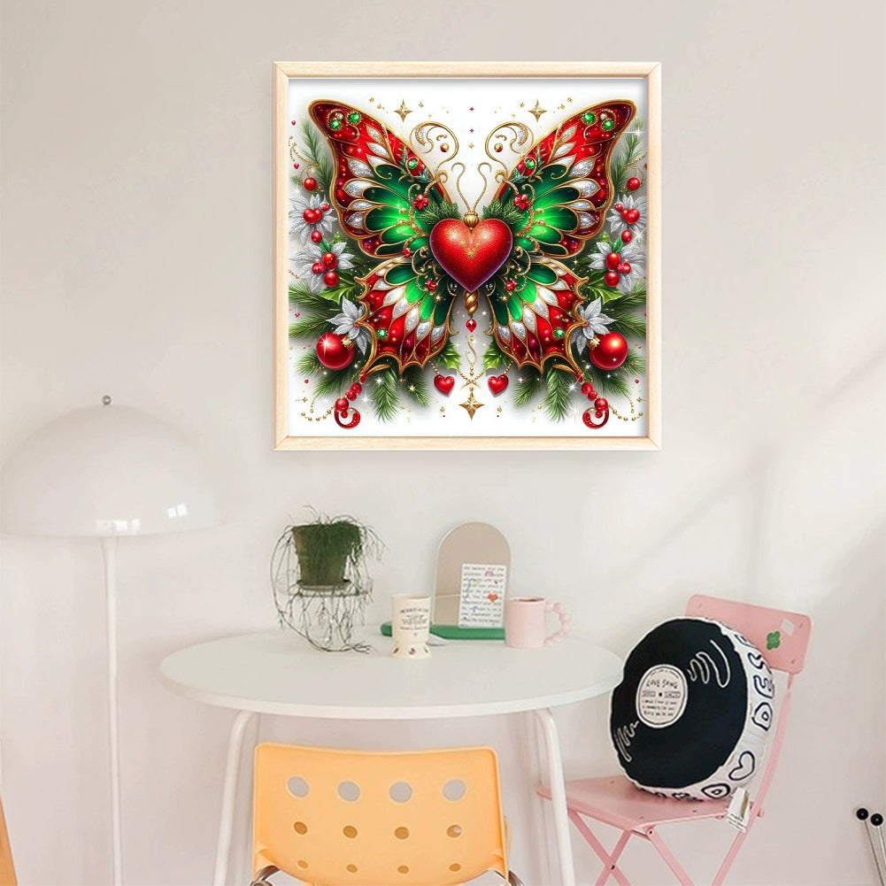 Butterfly - Stamped Cross Stitch 25*25CM