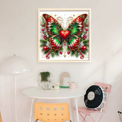 Butterfly - Stamped Cross Stitch 25*25CM