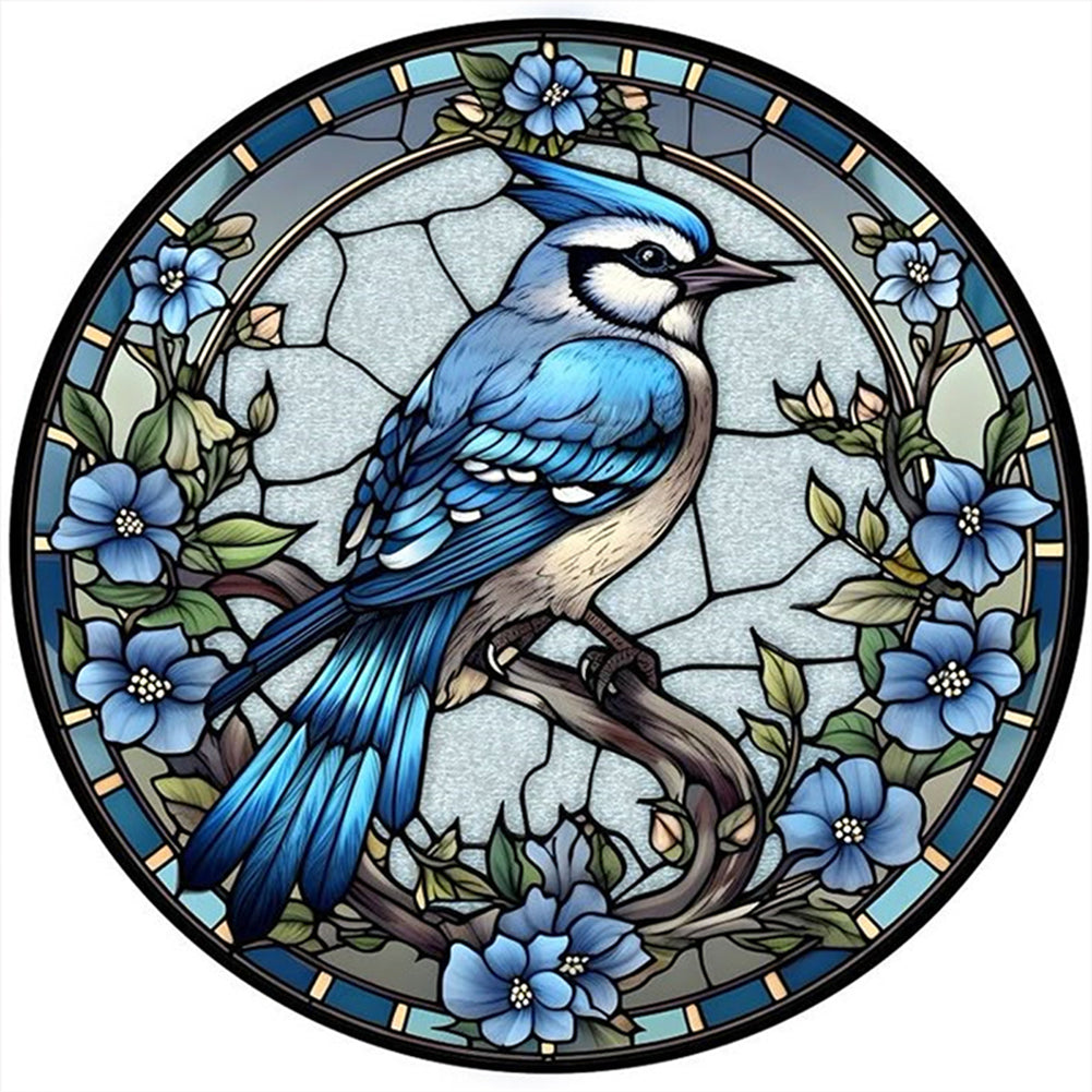 Bird - Stamped Cross Stitch 25*25CM