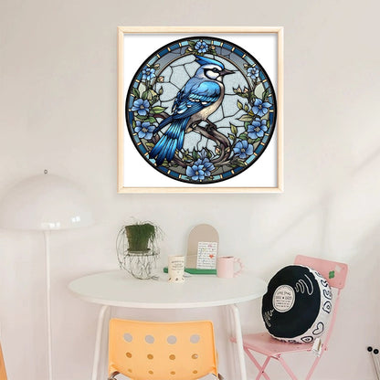 Bird - Stamped Cross Stitch 25*25CM