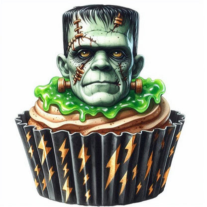 Horror Character Cake - 11CT Stamped Cross Stitch 50*50CM