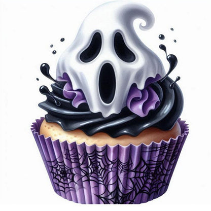 Ghost Cake - 11CT Stamped Cross Stitch 50*50CM