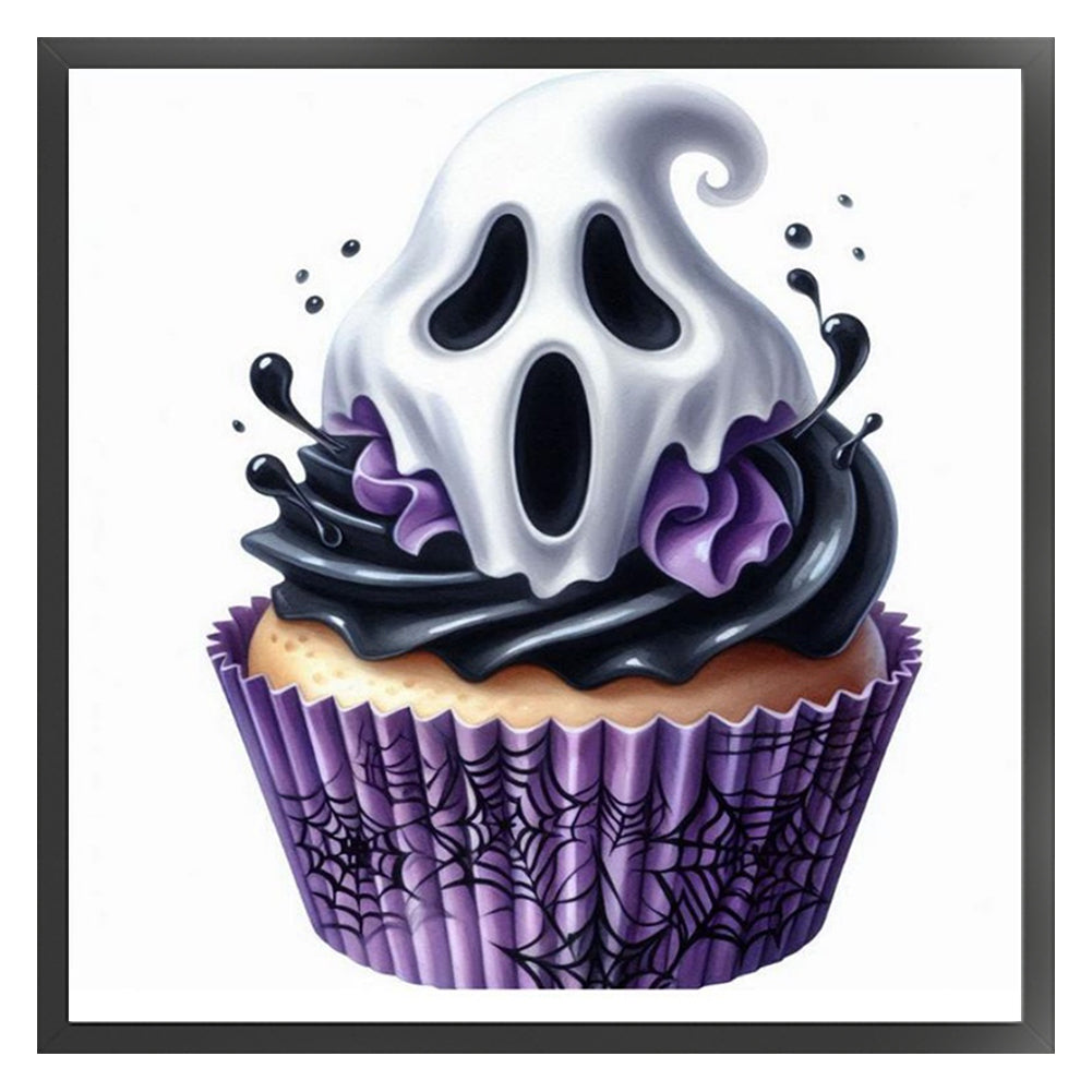 Ghost Cake - 11CT Stamped Cross Stitch 50*50CM