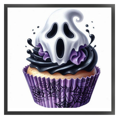 Ghost Cake - 11CT Stamped Cross Stitch 50*50CM