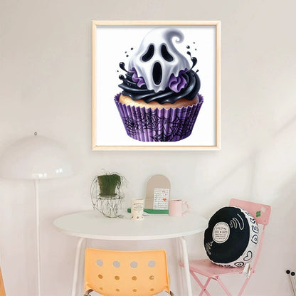 Ghost Cake - 11CT Stamped Cross Stitch 50*50CM