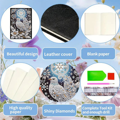 Special Shaped Xmas Diamond Painting Diary Book for Birthdays Or Christmas Gifts