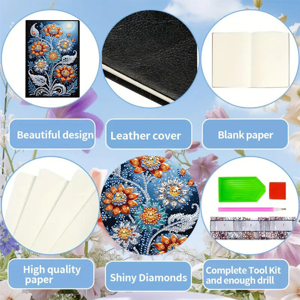 Special Shaped Xmas Diamond Painting Diary Book for Birthdays Or Christmas Gifts
