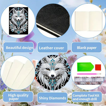 Special Shaped Xmas Diamond Painting Diary Book for Birthdays Or Christmas Gifts