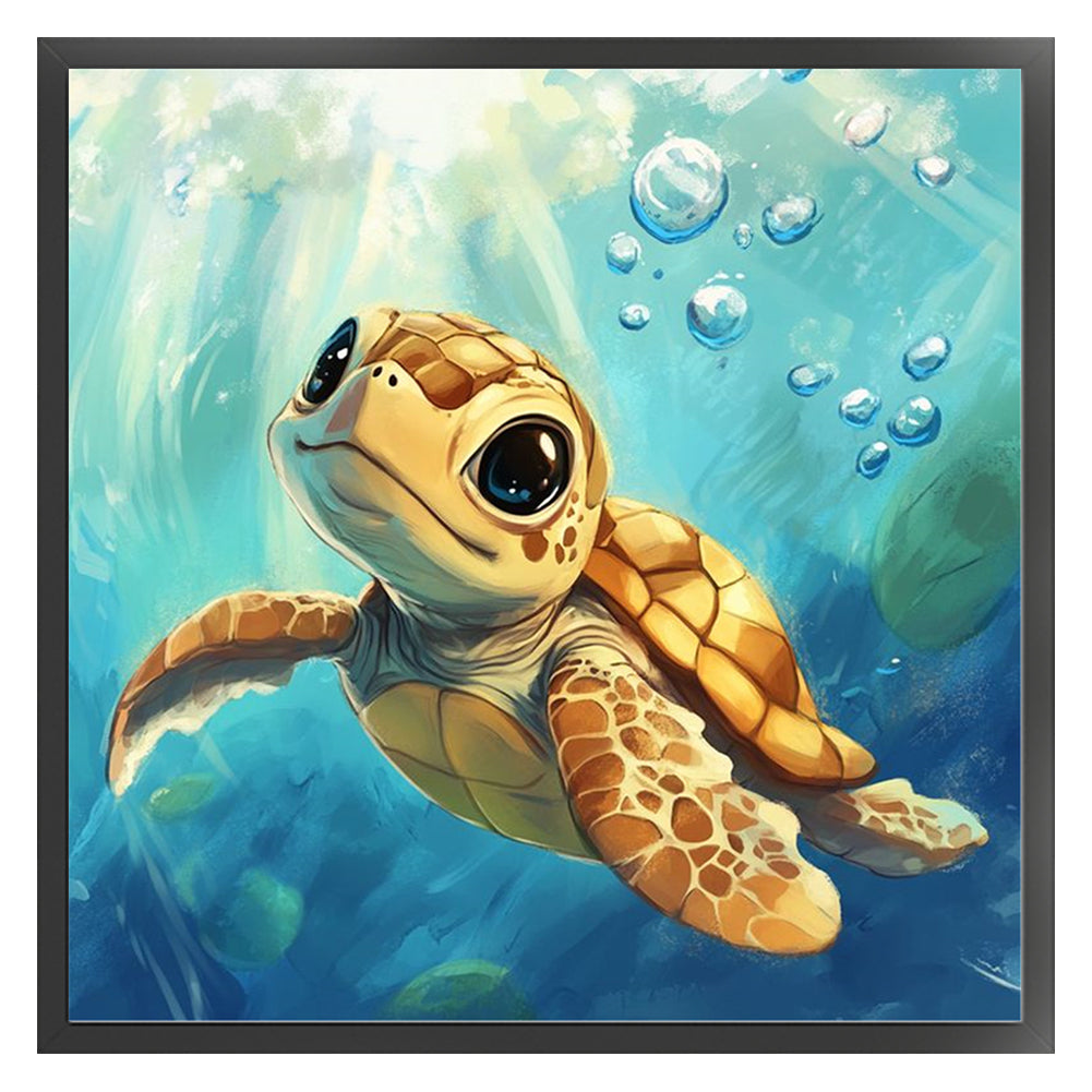 Turtle - 11CT Stamped Cross Stitch 40*40CM