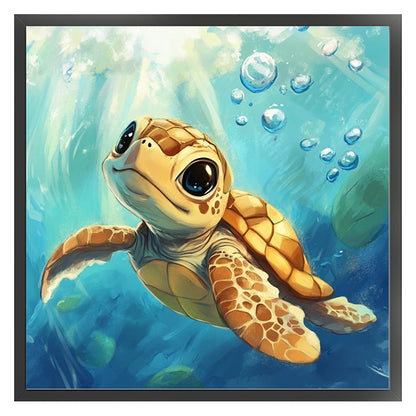 Turtle - 11CT Stamped Cross Stitch 40*40CM