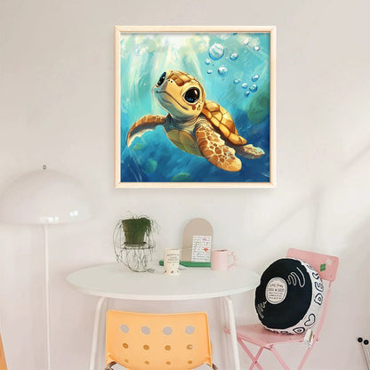 Turtle - 11CT Stamped Cross Stitch 40*40CM