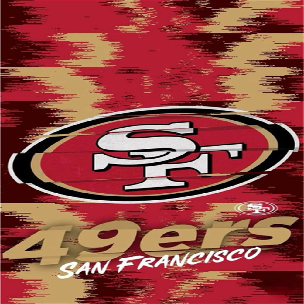 San Francisco 49Ers - Full Round Drill Diamond Painting 30*55CM