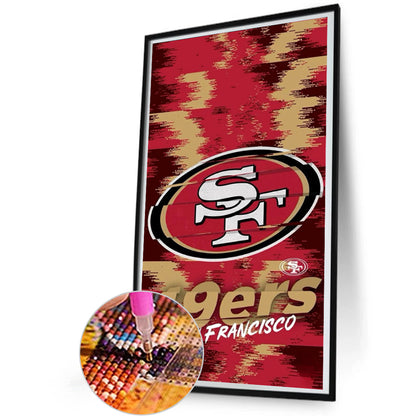 San Francisco 49Ers - Full Round Drill Diamond Painting 30*55CM