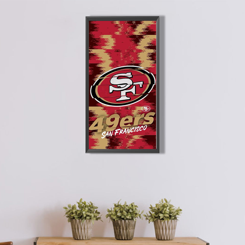 San Francisco 49Ers - Full Round Drill Diamond Painting 30*55CM