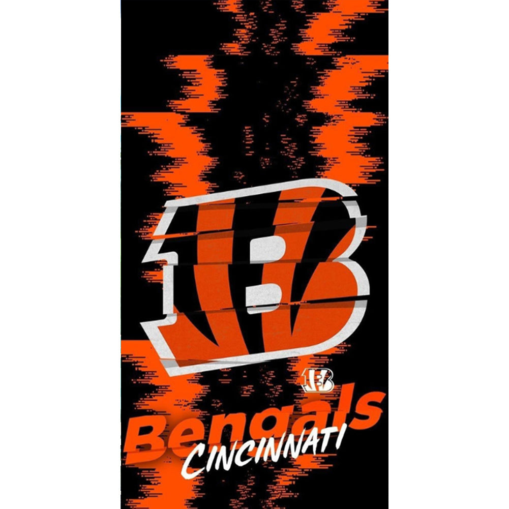 Cincinnati Bengals Team - Full Round Drill Diamond Painting 30*55CM