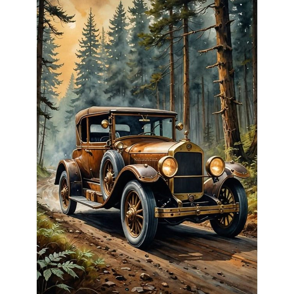 Forest Buggy - Full Round Drill Diamond Painting 30*40CM