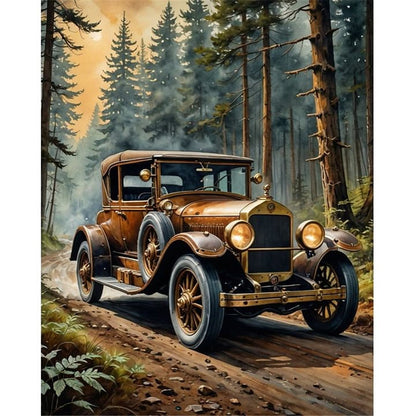 Forest Buggy - Full Round Drill Diamond Painting 30*40CM