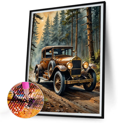 Forest Buggy - Full Round Drill Diamond Painting 30*40CM
