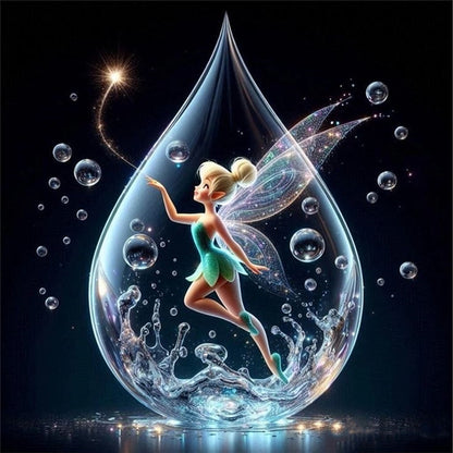 Water Drop Elf - 11CT Stamped Cross Stitch 45*45CM
