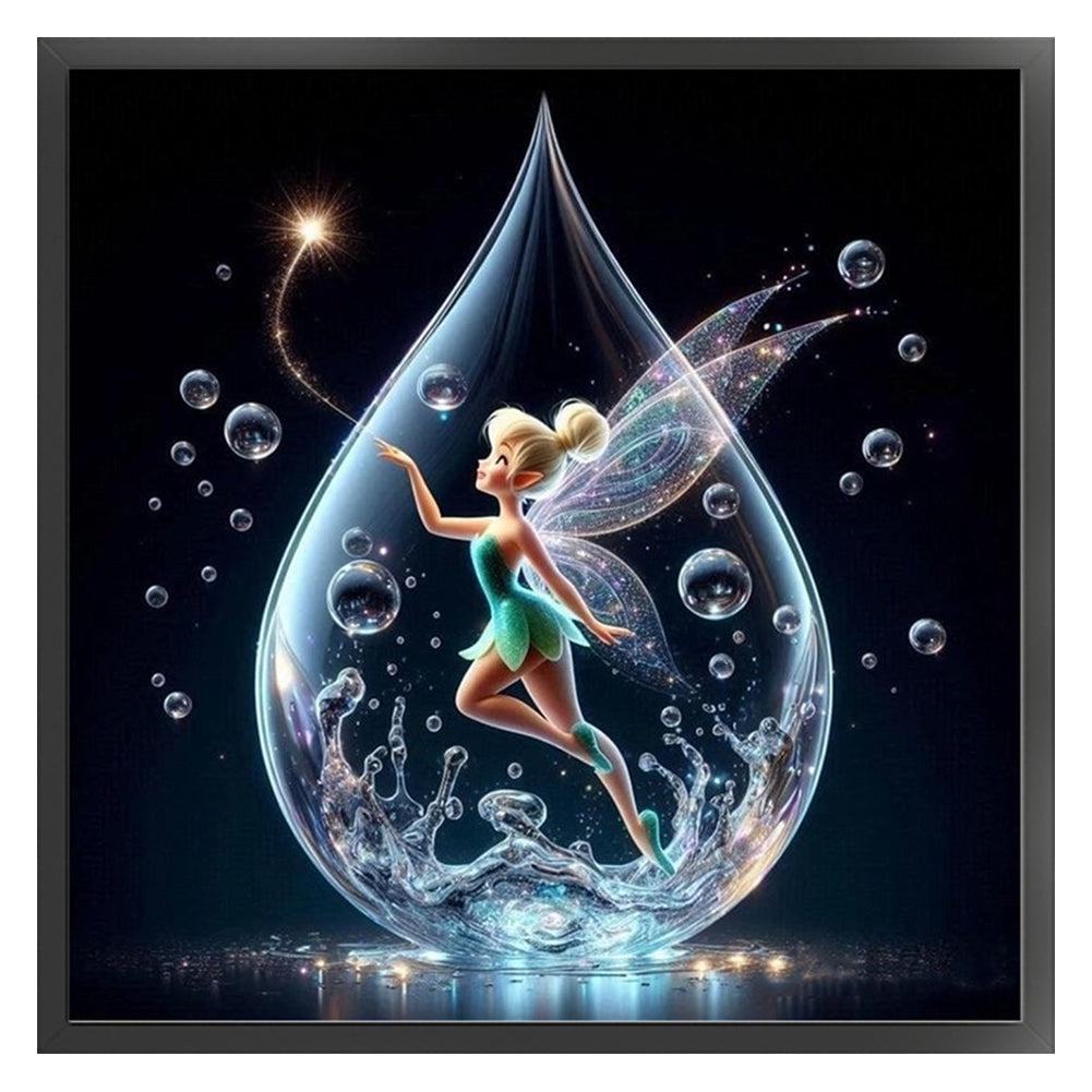 Water Drop Elf - 11CT Stamped Cross Stitch 45*45CM