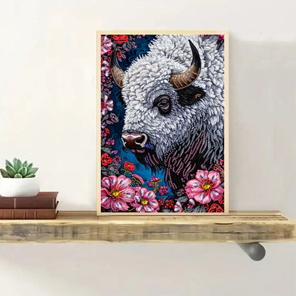 Flower Yak - Special Shaped Drill Diamond Painting 30*40CM