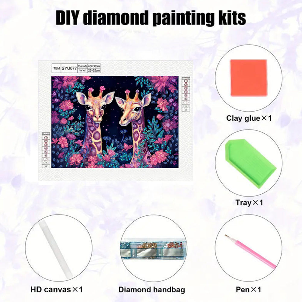 Giraffe - Special Shaped Drill Diamond Painting 40*30CM