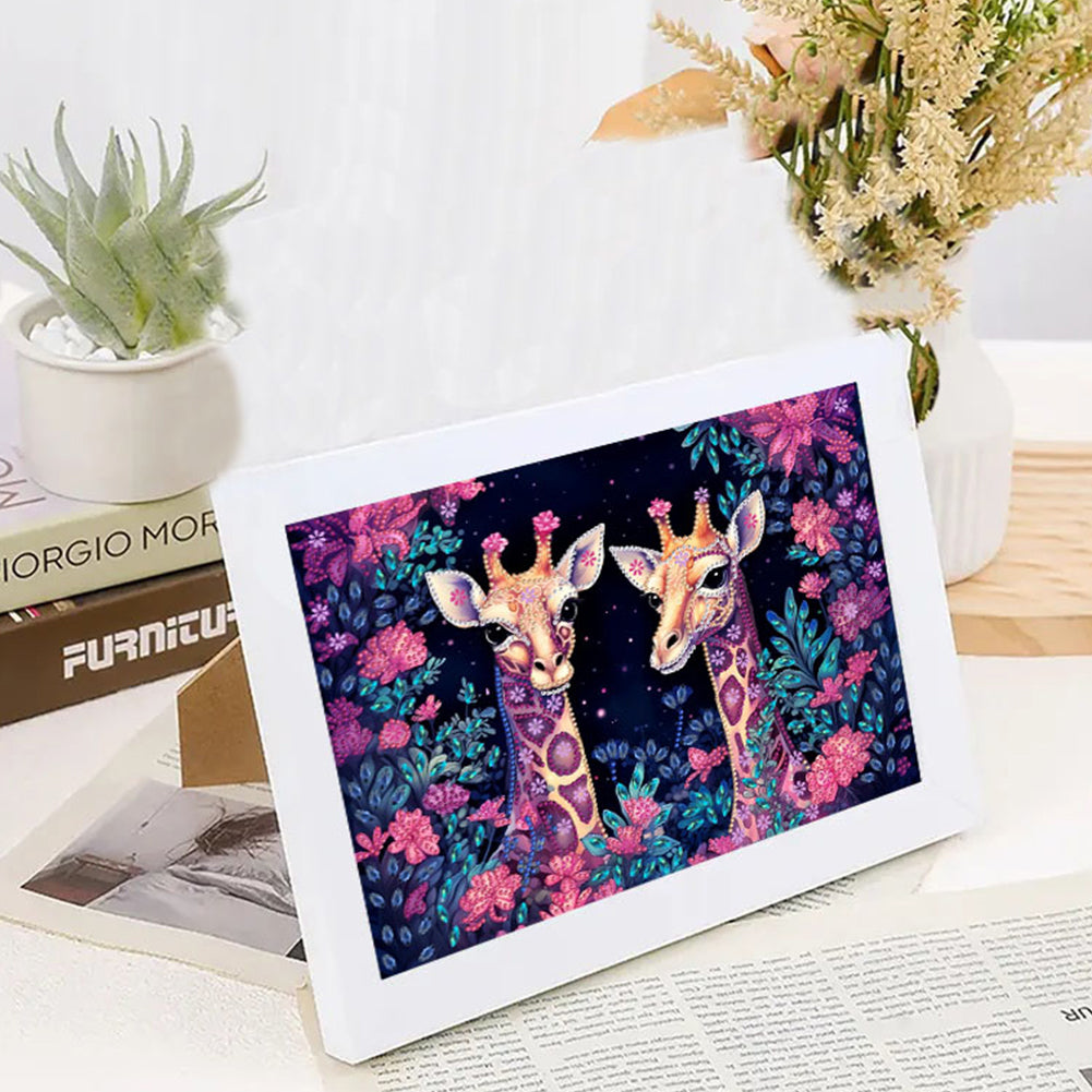 Giraffe - Special Shaped Drill Diamond Painting 40*30CM