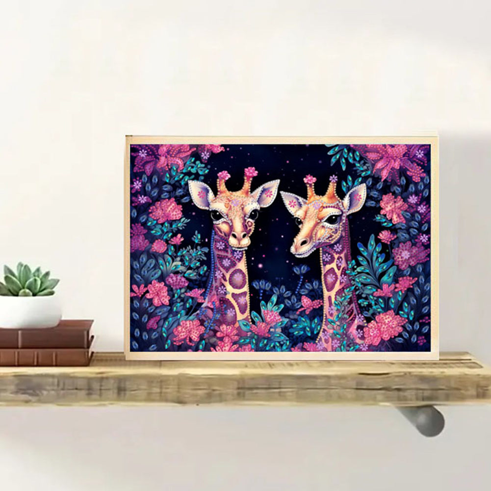Giraffe - Special Shaped Drill Diamond Painting 40*30CM
