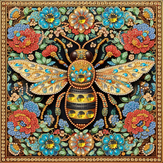 Bee - Special Shaped Drill Diamond Painting 30*30CM